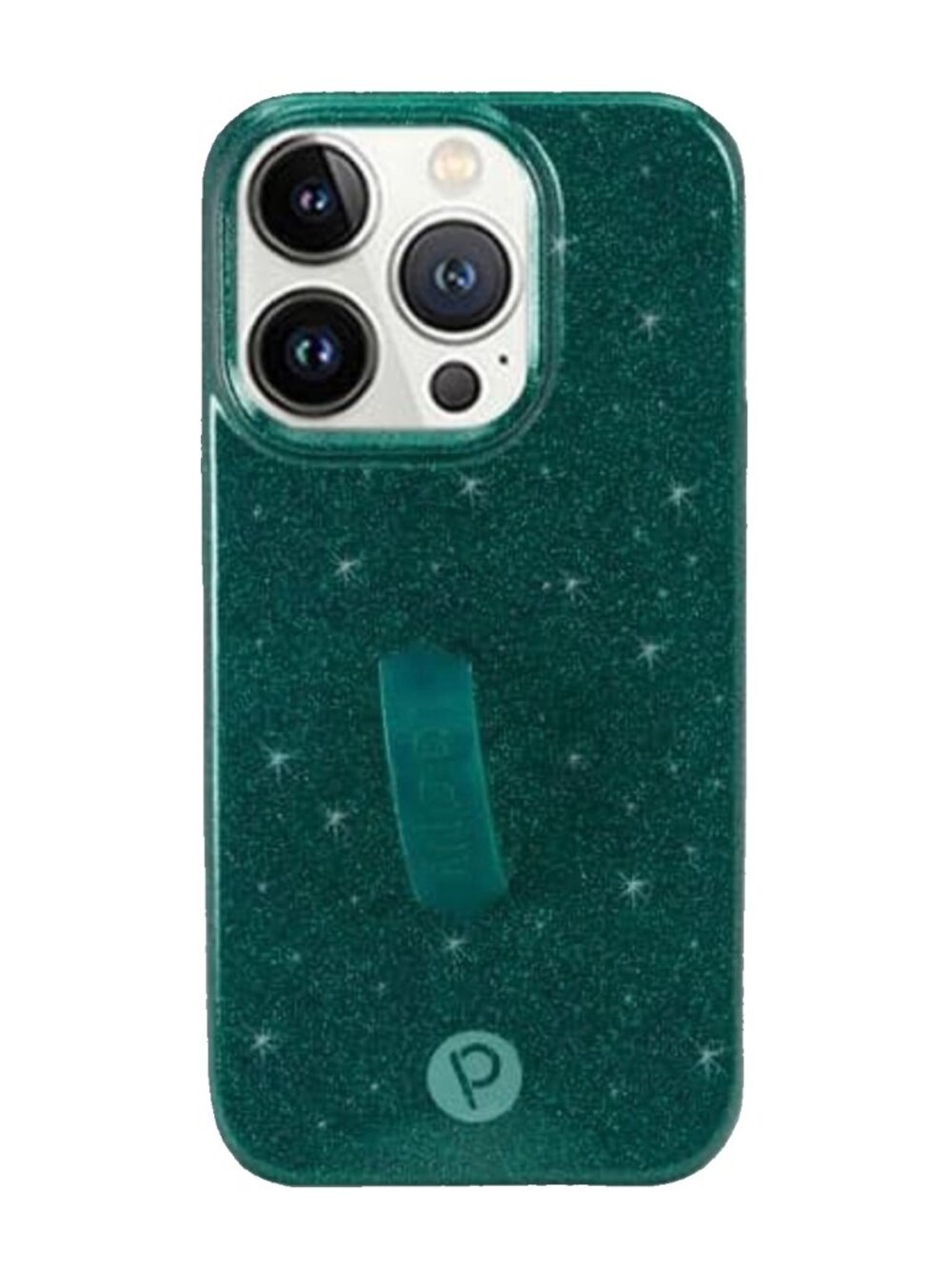 NWT Loopy EMERALD SPARKLE Green iPhone 15 Pro Max Phone Case - Righty